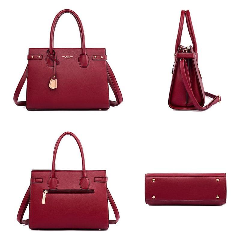 Women's Luxury Style Eco Leather Shoulder Strap Top-Handle Bags - Frimunt Clothing Co.