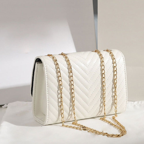 Women's Chain Handbag Crossbody High Quality Faux Leather - Frimunt Clothing Co.