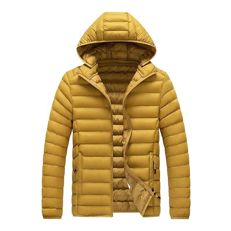 Men's Autumn Winter Warm Casual Windproof Hooded Slim Jacket - Frimunt Clothing Co.