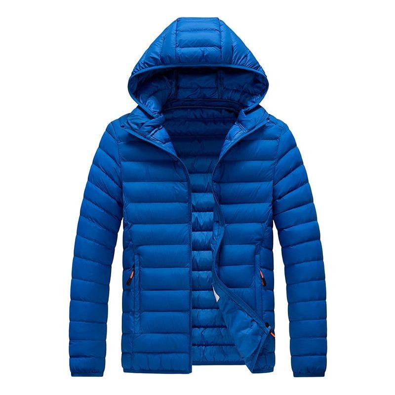 Men's Autumn Winter Warm Casual Windproof Hooded Slim Jacket - Frimunt Clothing Co.