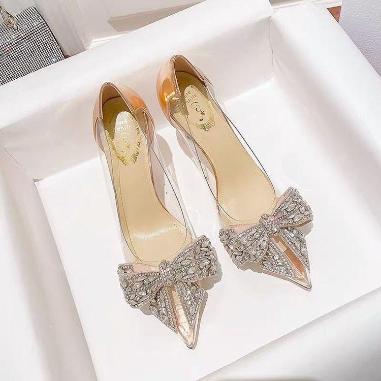 Women's Elegant High Heels Pointed Toe Wedding Shoes - 2 Styles - Frimunt Clothing Co.