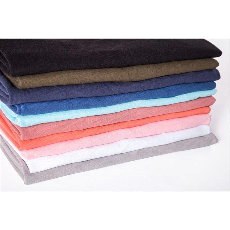 Men's T-Shirts Set 3PCS 100% Cotton Solid Colors Casual V-Neck Short Sleeve Soft Feel High Quality Tees - Frimunt Clothing Co.