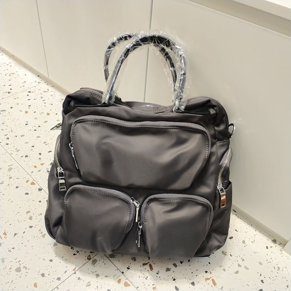 Women's High-end Nylon Cloth Multi-Pocket Fashion Travel Backpack - Frimunt Clothing Co.