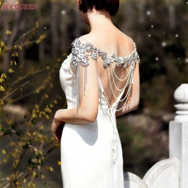 Luxury Bridal Crystal Shawl Elegant Wedding Rhinestones Shawl - Frimunt Clothing Co.