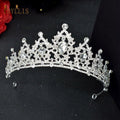 Luxury Crystal Crown Bridal Headwear Tiaras Pageant Hair Jewelry - Frimunt Clothing Co.
