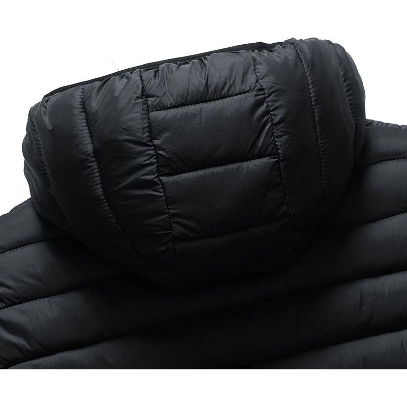 Men's Autumn Winter Warm Casual Windproof Hooded Slim Jacket - Frimunt Clothing Co.