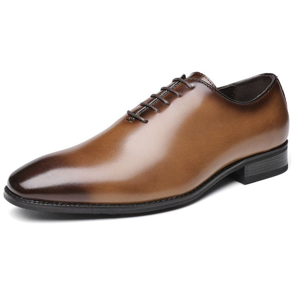 High Quality Italian Style Handmade Oxford Men's Dress Shoes Genuine Cow Leather - Frimunt Clothing Co.