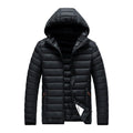 Men's Autumn Winter Warm Casual Windproof Hooded Slim Jacket - Frimunt Clothing Co.