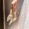 Women's Elegant High Heels Pointed Toe Wedding Shoes - 2 Styles - Frimunt Clothing Co.