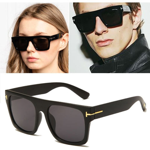 Cool Fashion High Quality Square Style Tom Sunglasses Unisex Vintage Sun Glasses UV400