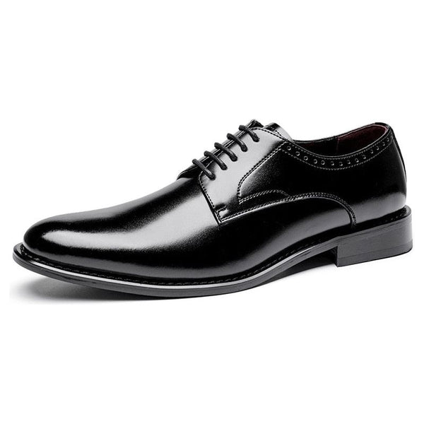 High Quality Italian Style Handmade Oxford Men's Dress Shoes Genuine Cow Leather