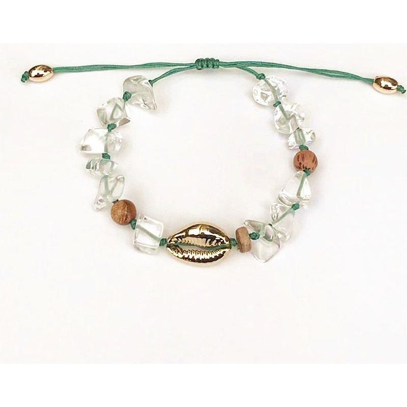 Natural Cowrie Shell Adjustable Bracelet  For Women Summer Accessories - Frimunt Clothing Co.