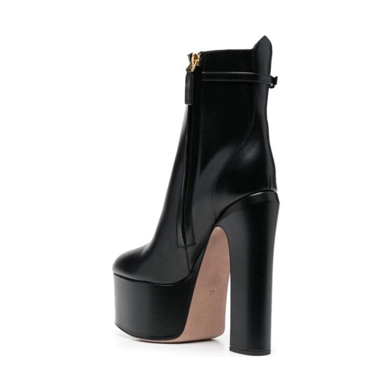High-Heeled Women's Platform Ankle Strap Boots Catwalk Fashion - Frimunt Clothing Co.