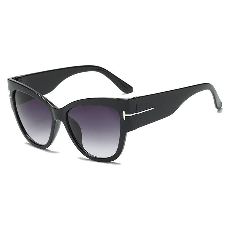 Women's Oversized Cat Eye Sunglasses Famous Brand Inspired Classic Eyewear Gradient UV400 - Frimunt Clothing Co.