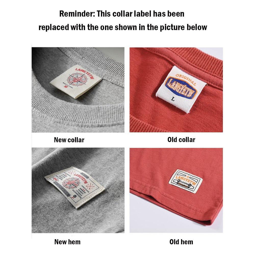 100% Cotton Long Sleeve T shirt For Men Solid Casual Men's T-shirts High Quality - Frimunt Clothing Co.