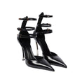 New High-end Metal Heel Stiletto Pointy Toe Triple Strap Pumps - Frimunt Clothing Co.