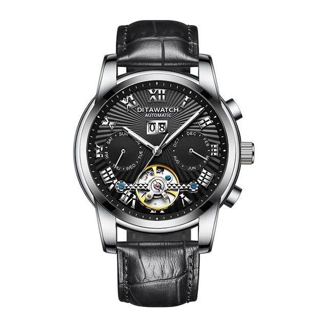 Men's Top Brand Luxury Fashion Automatic Mechanical Watch Waterproof Stainless Steel - Frimunt Clothing Co.