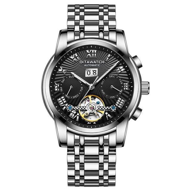 Men's Top Brand Luxury Fashion Automatic Mechanical Watch Waterproof Stainless Steel - Frimunt Clothing Co.