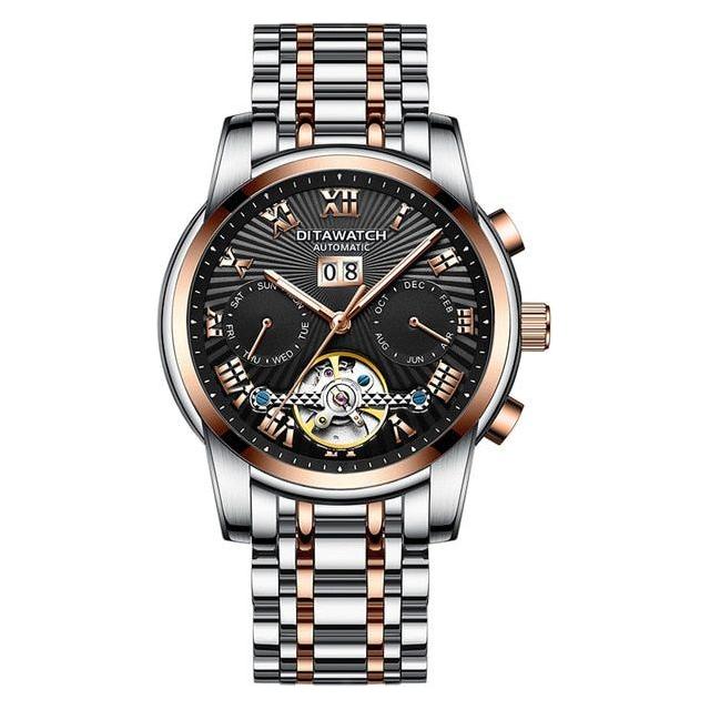 Men's Top Brand Luxury Fashion Automatic Mechanical Watch Waterproof Stainless Steel - Frimunt Clothing Co.